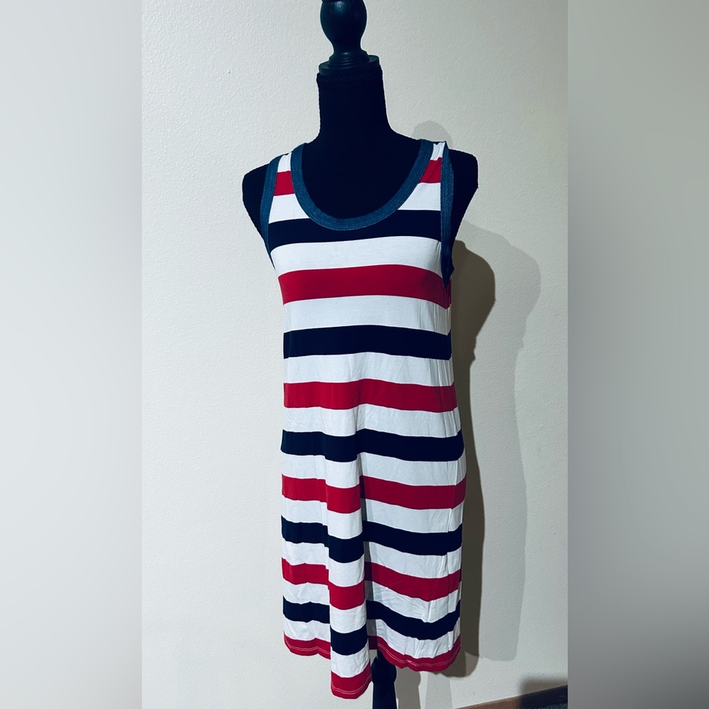 THML Red, Navy & White Striped Tank